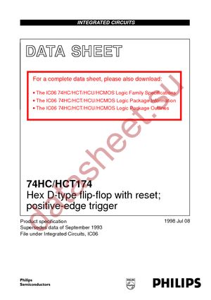 74HC174D-T datasheet  