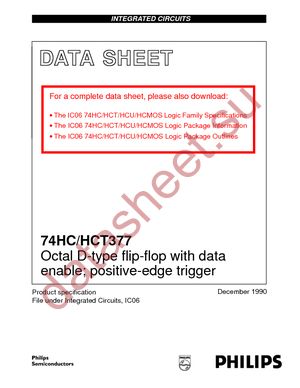 74HC377PW-T datasheet  