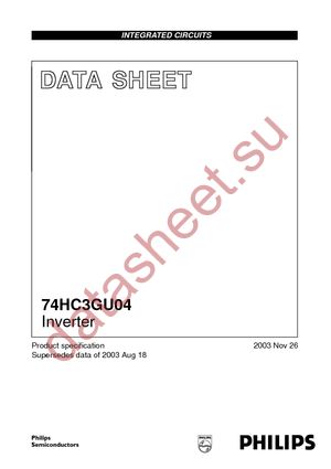 74HC3GU04DC-G datasheet  