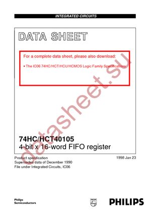 74HC40105PW-T datasheet  