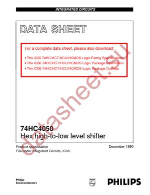 74HC4050PW-T datasheet  
