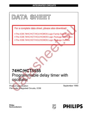 74HC5555D-T datasheet  
