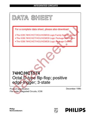 74HC574DB datasheet  