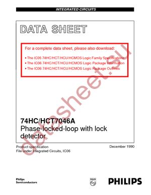 74HC7046AD datasheet  