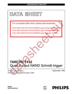 74HCT132D-T datasheet  