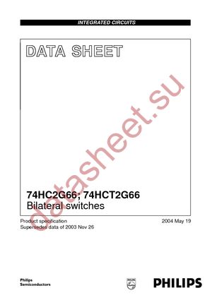 74HCT2G66DP-G datasheet  