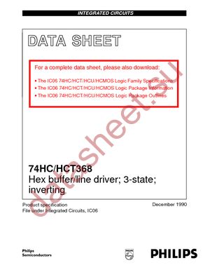 74HCT368DB datasheet  