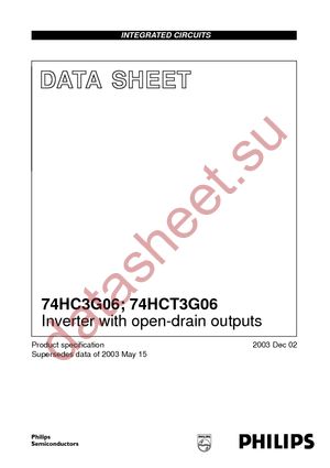 74HCT3G06DP-G datasheet  