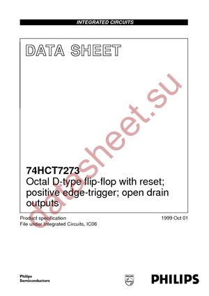 74HCT7273D-T datasheet  