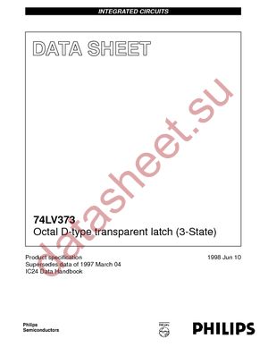 74LV373DB-T datasheet  