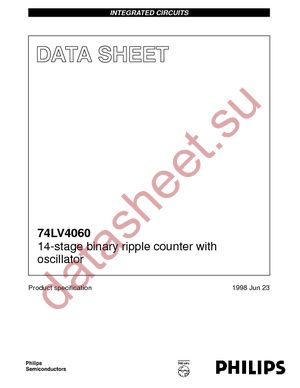 74LV4060D-T datasheet  