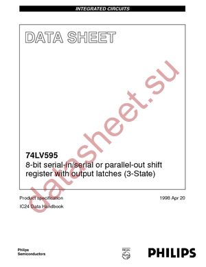 74LV595DB-T datasheet  