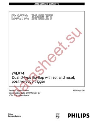 74LV74D-T datasheet  