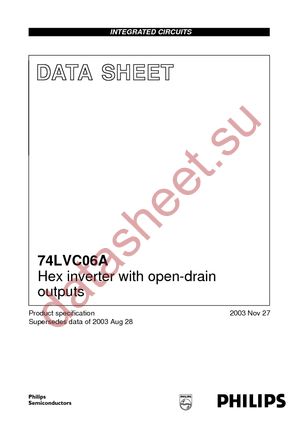 74LVC06AD-T datasheet  