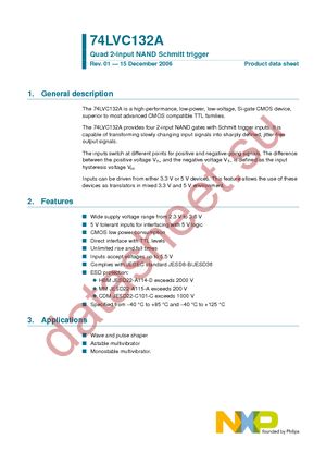 74LVC132APW datasheet  