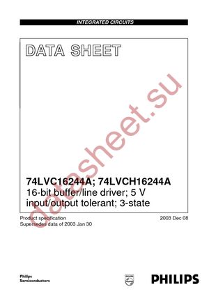 74LVC16244ADG-T datasheet  