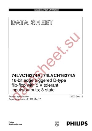 74LVC16374ADG-T datasheet  