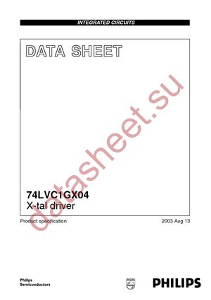 74LVC1GX04GW-G datasheet  