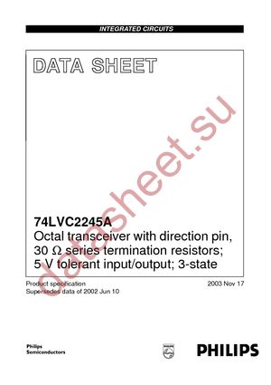 74LVC2245ADB-T datasheet  