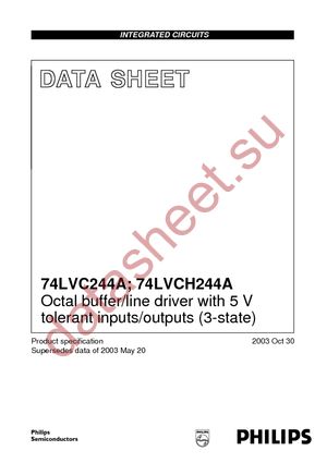 74LVC244ADB-T datasheet  