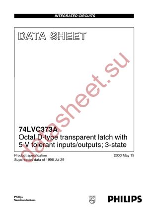 74LVC373ADB-T datasheet  