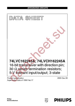 74LVCH162245ADL-T datasheet  