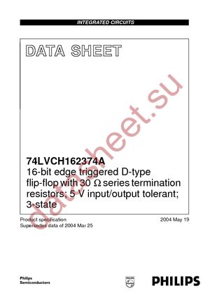 74LVCH162374ADG-T datasheet  