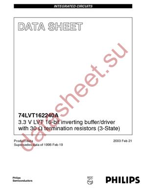 74LVT162240ADG-T datasheet  