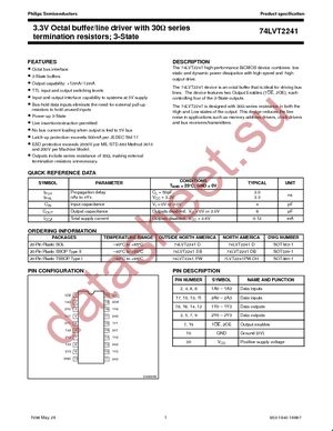 74LVT2241PW-T datasheet  