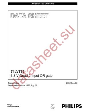 74LVT32D datasheet  