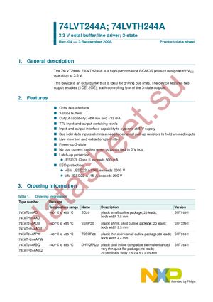 74LVTH244AD-T datasheet  