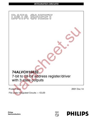ALVCH16832DGG-T datasheet  