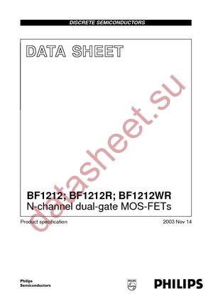 BF1212R datasheet  