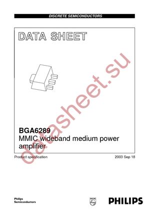 BGA6289 datasheet  