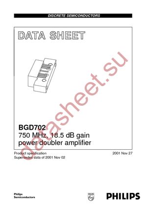 BGD702 datasheet  