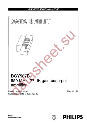 BGY587B datasheet  