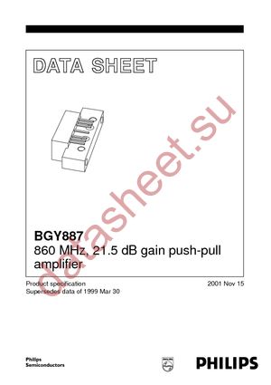 BGY887 datasheet  