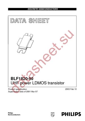 BLF1820-90 datasheet  