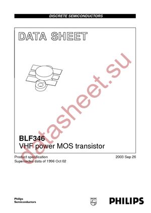 BLF346 datasheet  