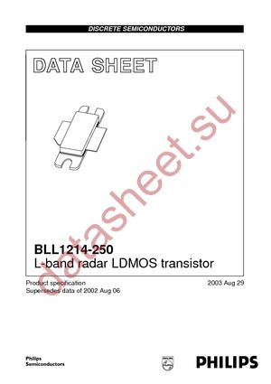 BLL1214-250 datasheet  