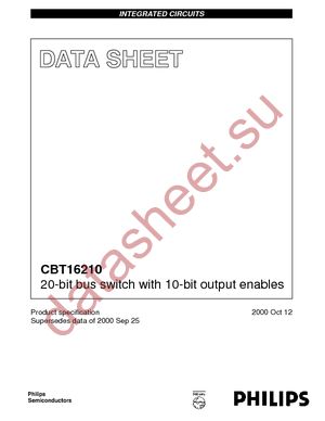 CBT16210DL datasheet  