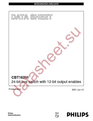 CBT16211DGG datasheet  