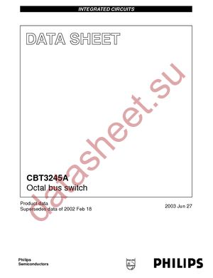 CBT3245APW-T datasheet  