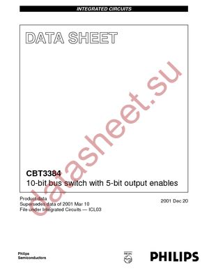 CBT3384DB-T datasheet  