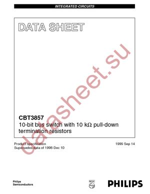 CBT3857PW-T datasheet  