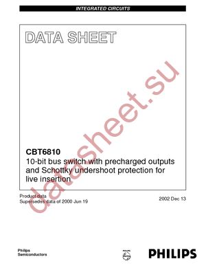 CBT6810PW datasheet  