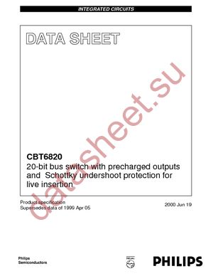 CBT6820DGG datasheet  