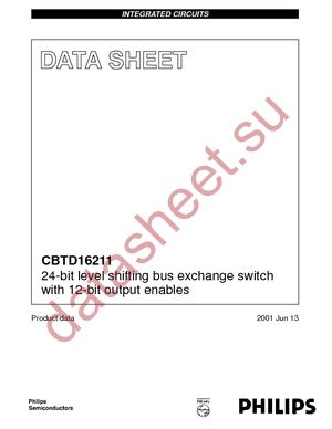 CBTD16211DGG datasheet  