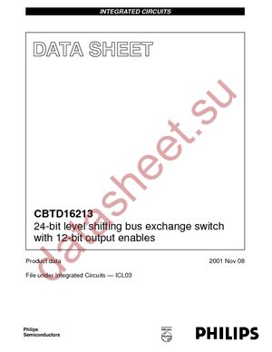 CBTD16213DGG datasheet  