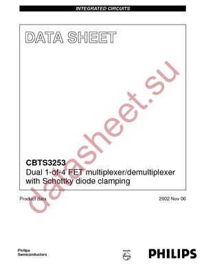 CBTS3253D-T datasheet  